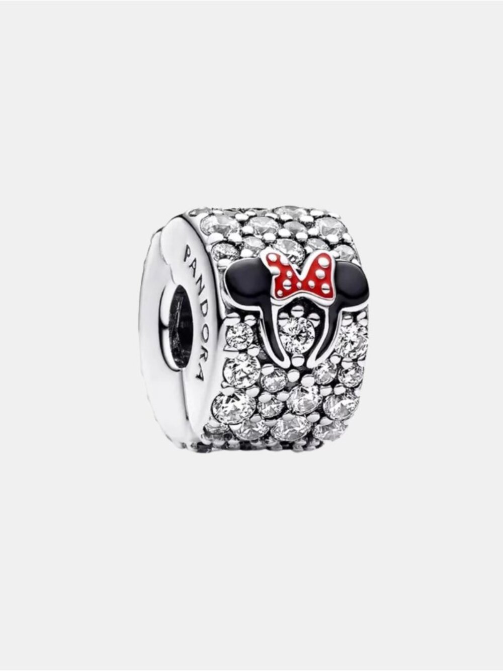 New Pandora Mickey and Minnie Mouse Ear Hat Clip Charm